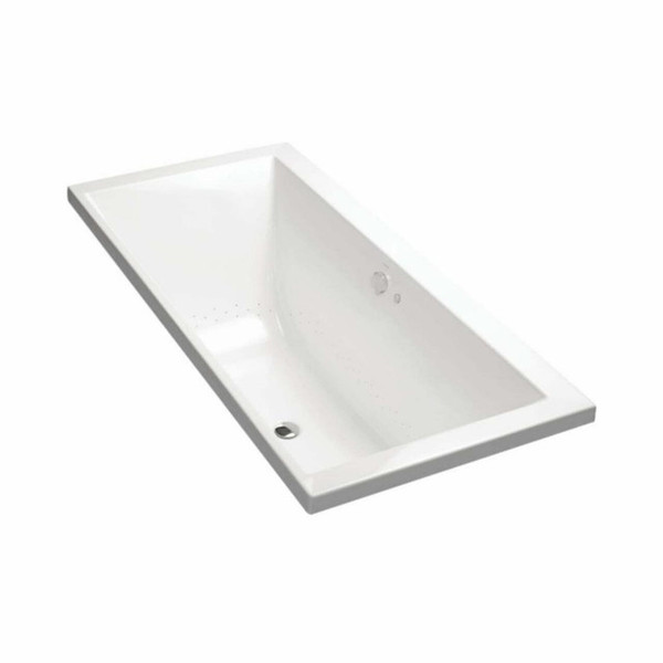 Evok Rect BubbleMassage Bath 1800x800mm + Pillow